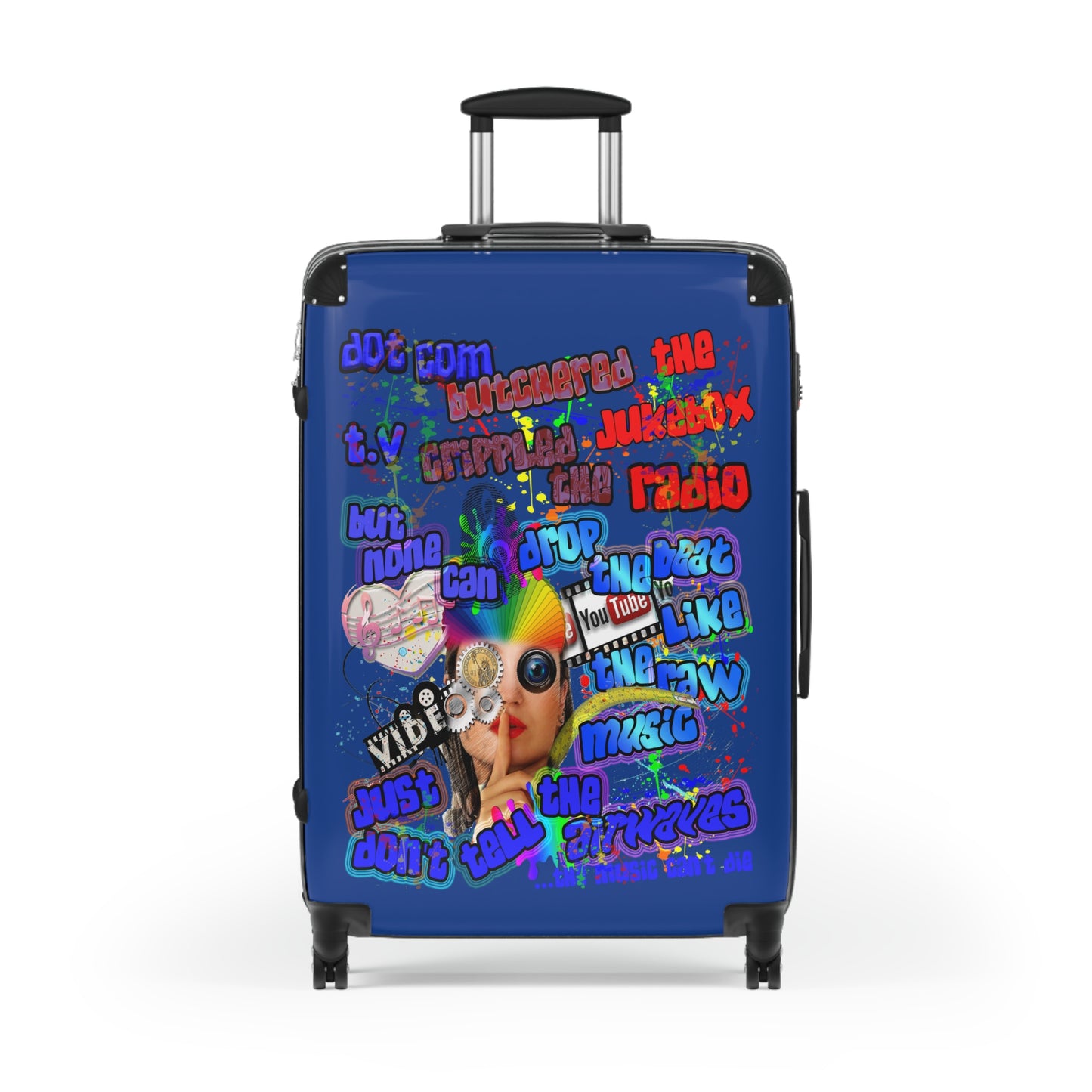 drop the beat - Suitcase (dark blue)