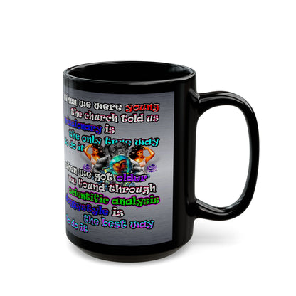 doggystyle - Black Mug (brushed nickel)