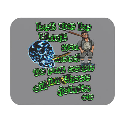og - Mouse Pad (Rectangle) (grey)