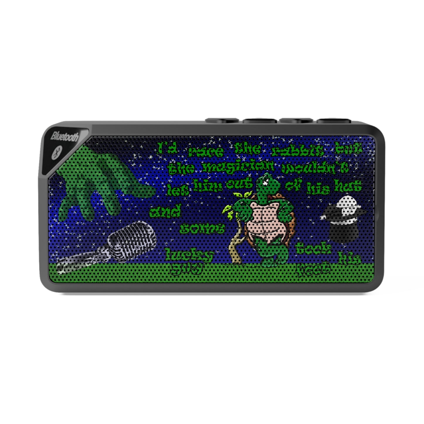 turtle race - Jabba Bluetooth Speaker ('snoops' background)