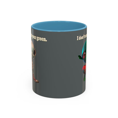 I don't care that your grey - Accent Mug (dark grey)