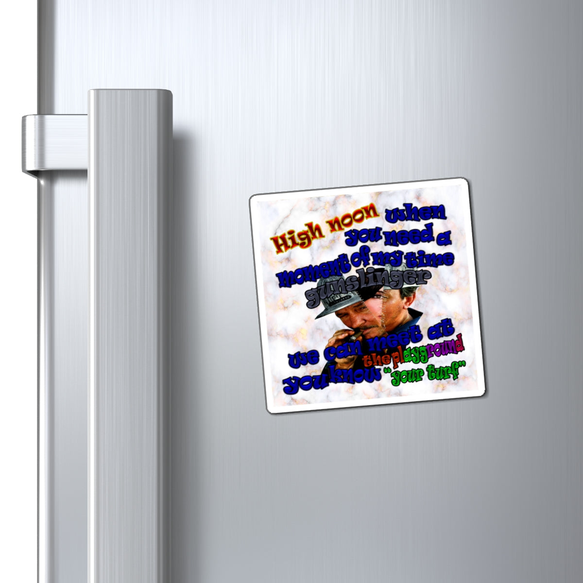 high noon - Magnets - (white marble)