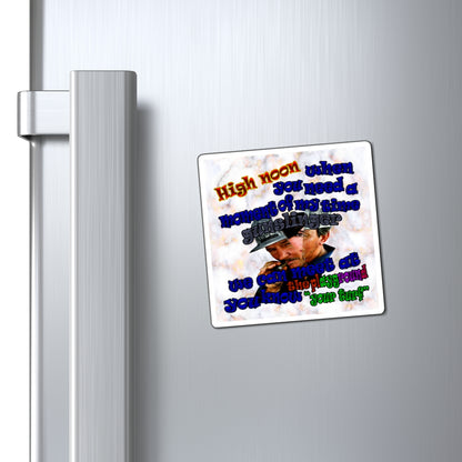 high noon - Magnets - (white marble)