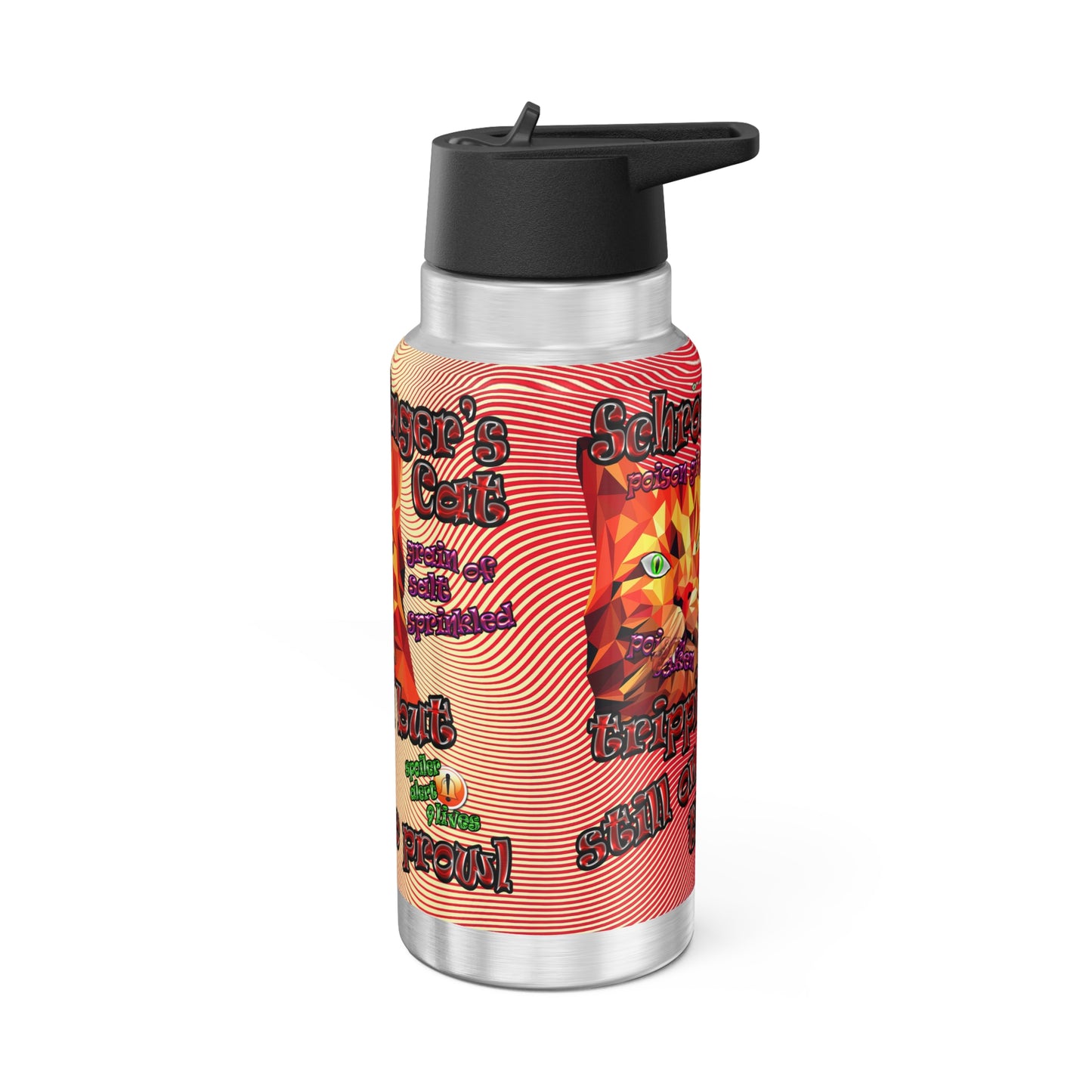 schrodinger's cat - Gator Tumbler, 32oz  (yellow-orange wave)