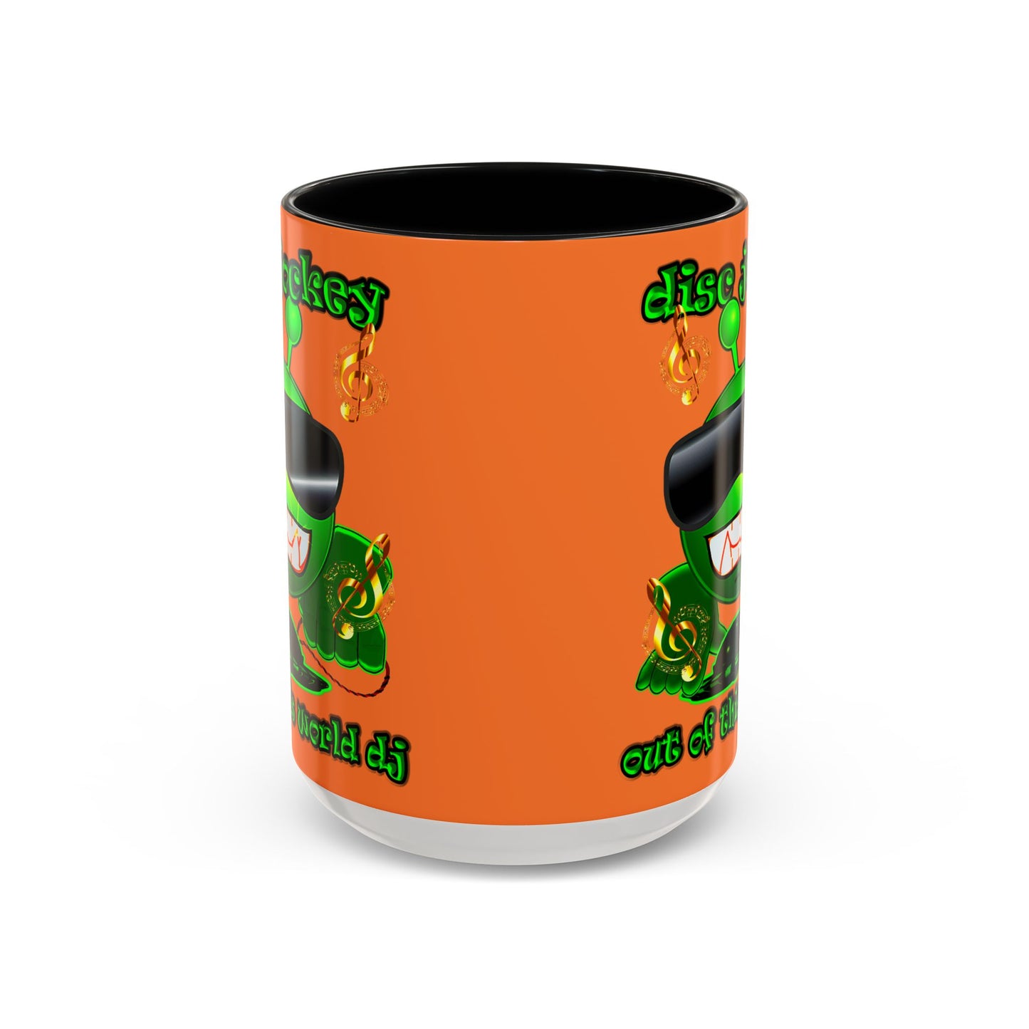 disc jockey - Accent Mug (crusta)