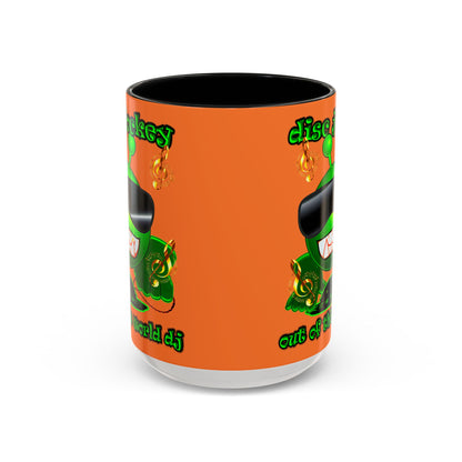 disc jockey - Accent Mug (crusta)