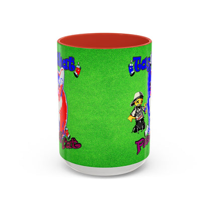 tag that - Accent Mug (green turf)