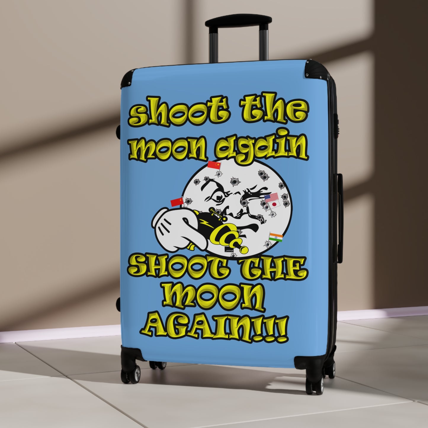 shoot the moon again - Suitcase (light blue)