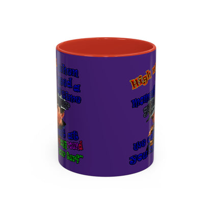 high noon - Accent Mug (purple)