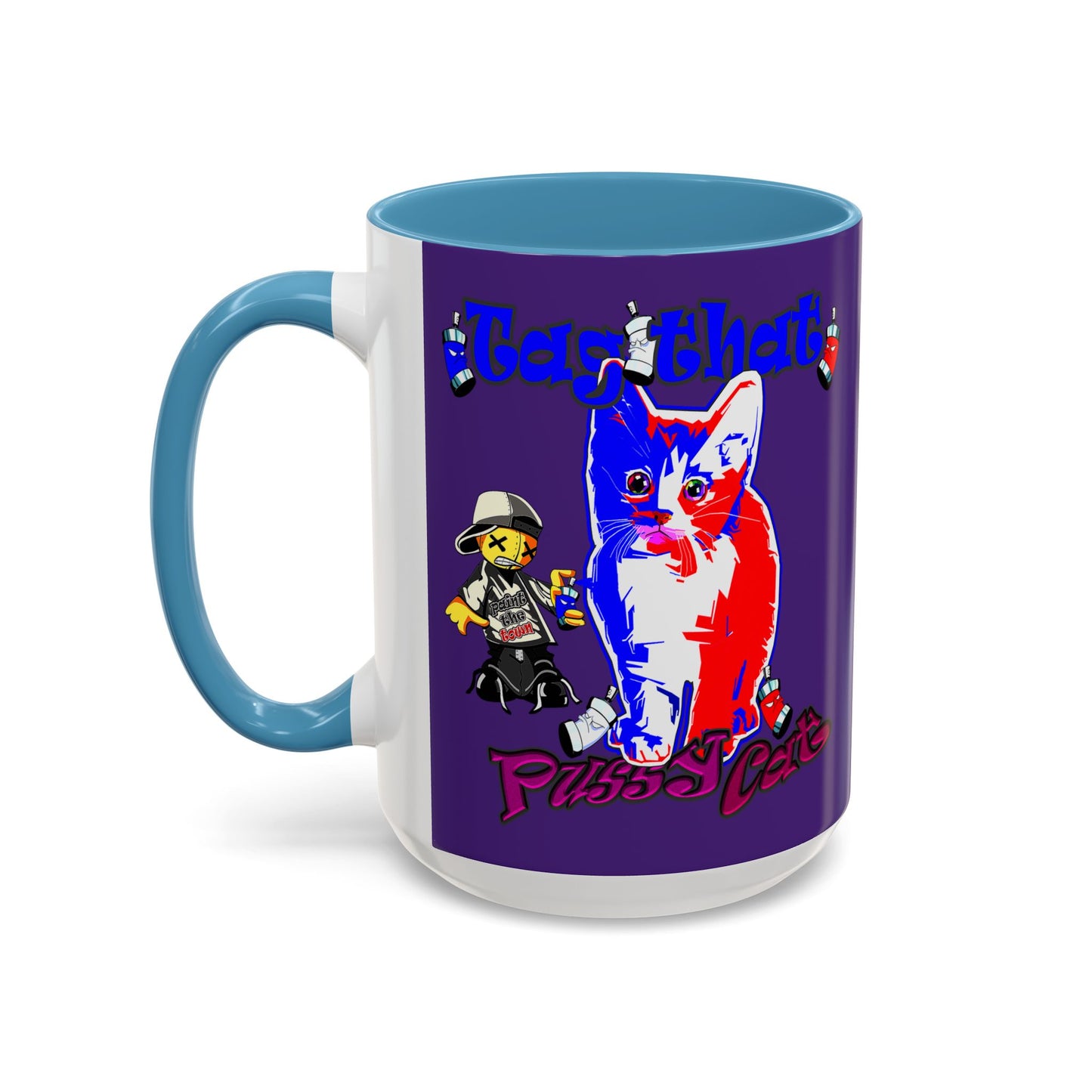 tag that - Accent Mug (purple)