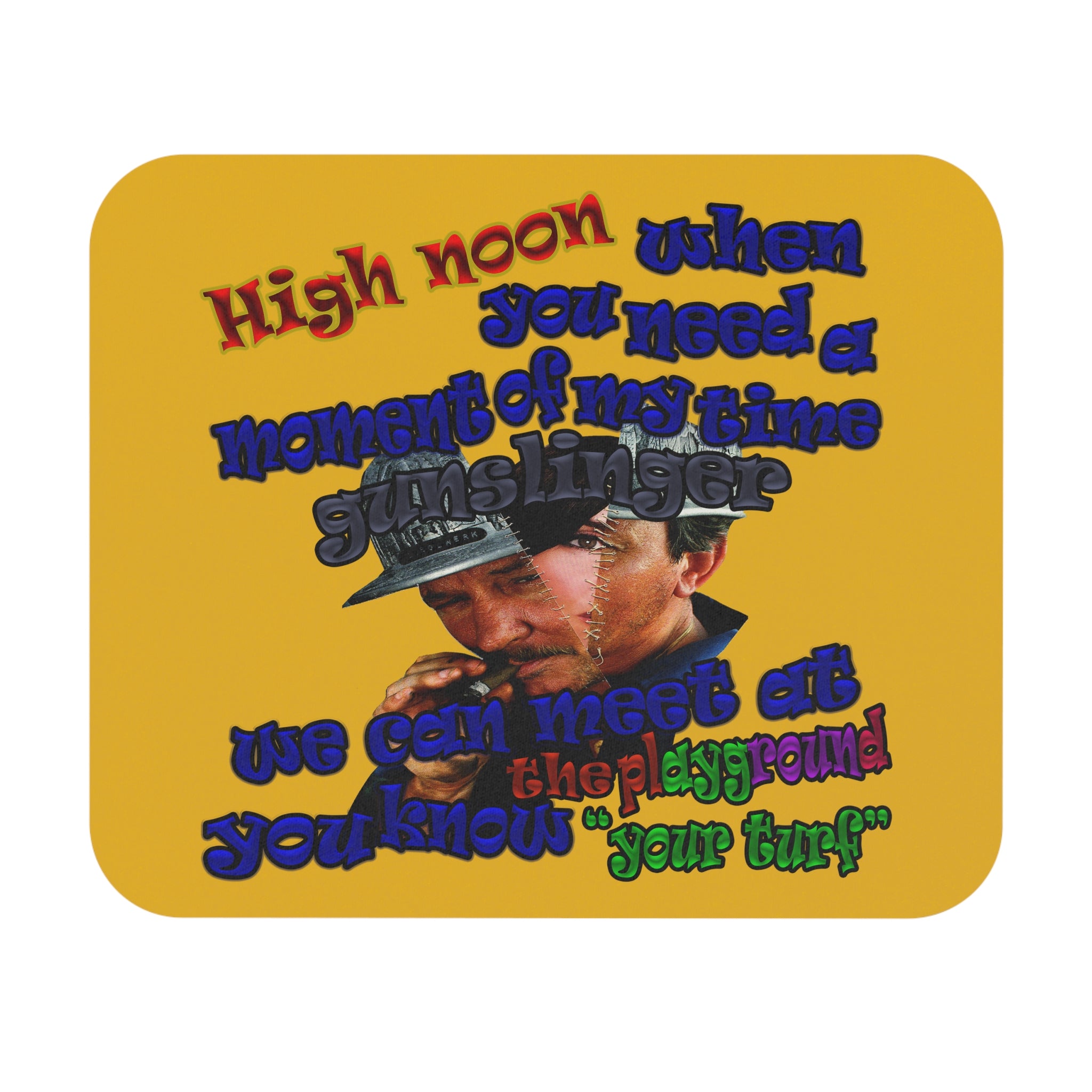 high noon - Mouse Pad (Rectangle) (yellow)