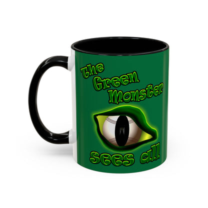 green monster - Accent Mug (dark green)