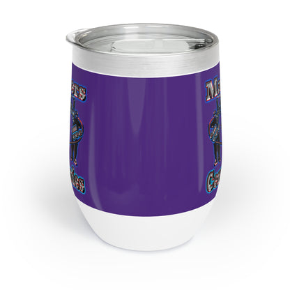em cee squared - Chill Wine Tumbler (purple)