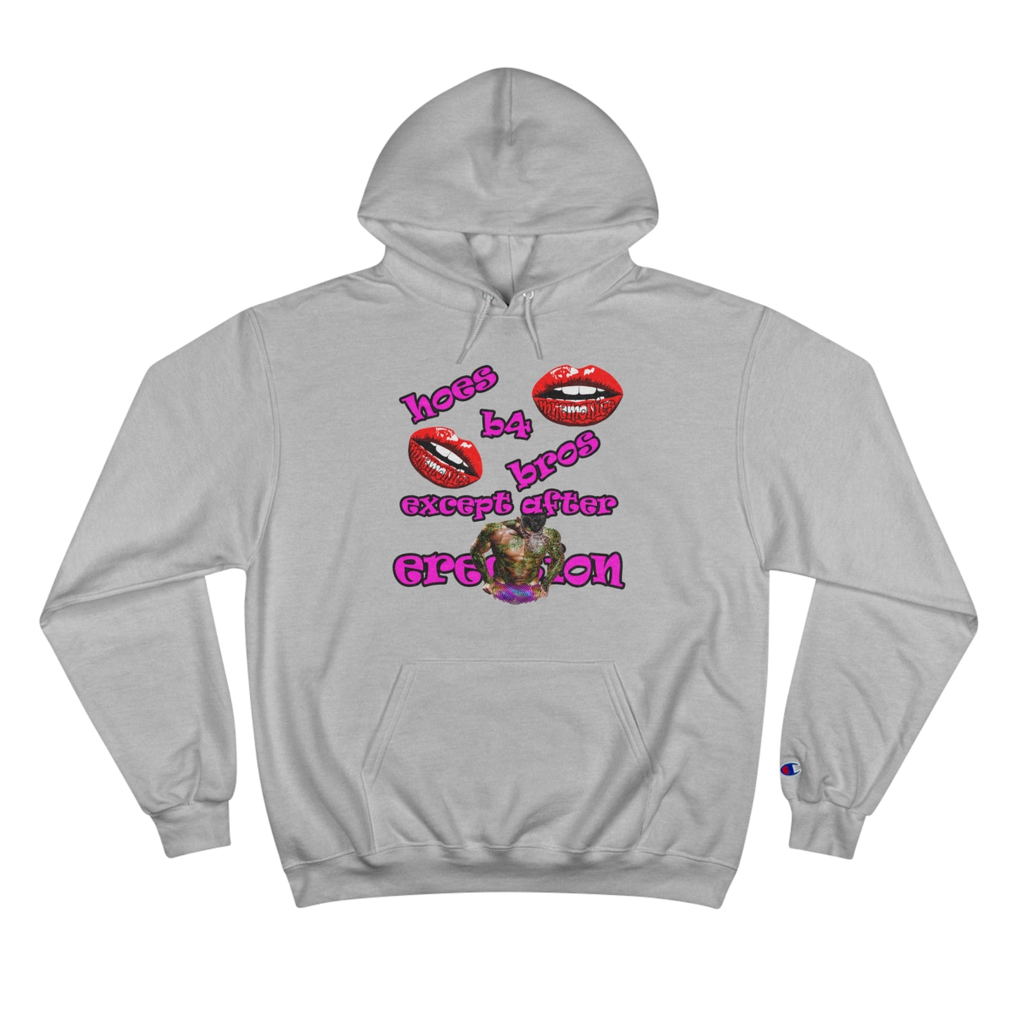 hoes b4 bros - Champion Hoodie