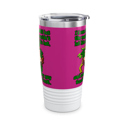 turtle race - Ringneck Tumbler, 20oz (pink)