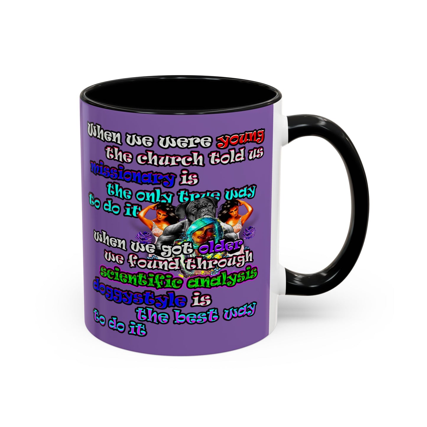 doggystyle - Accent Mug (light purple)