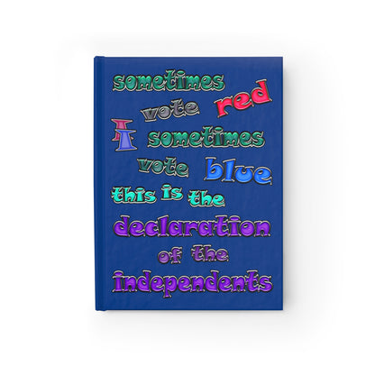 declaration of the independents - journal-blank (dark blue)