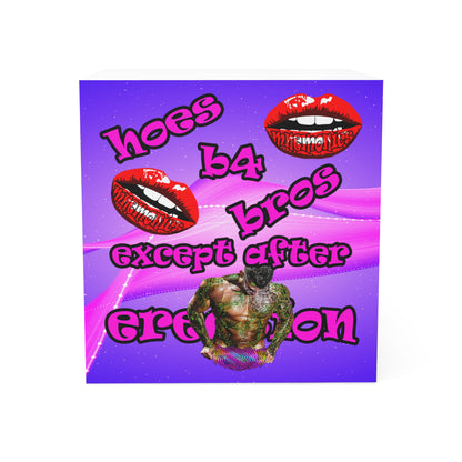 hoes b4 bros - note cube (purple-pink wave)
