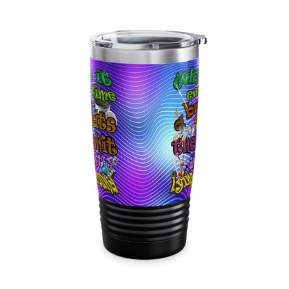 the bum's shit - Ringneck Tumbler, 20oz (purple wave)