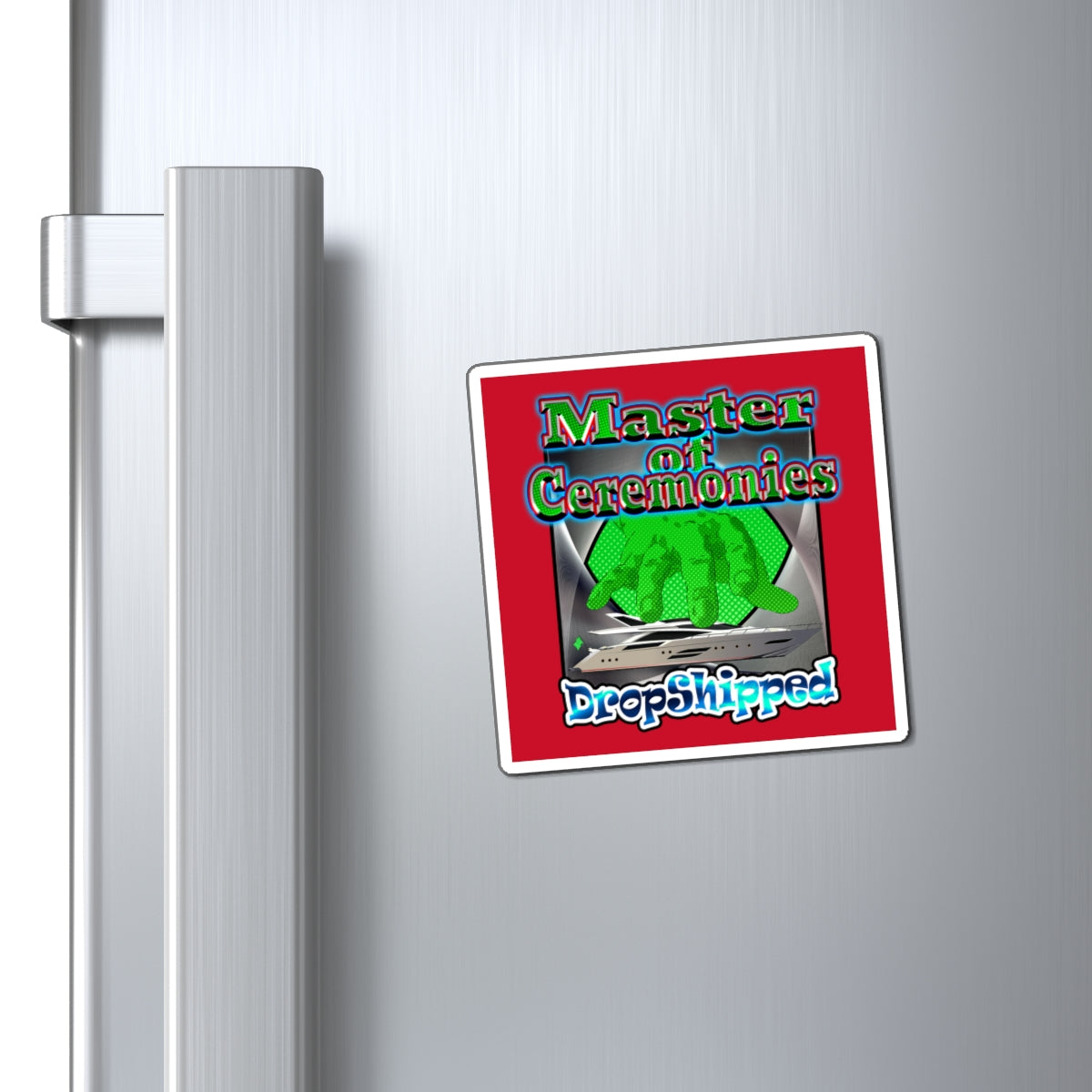 logo - Magnets - (dark red)