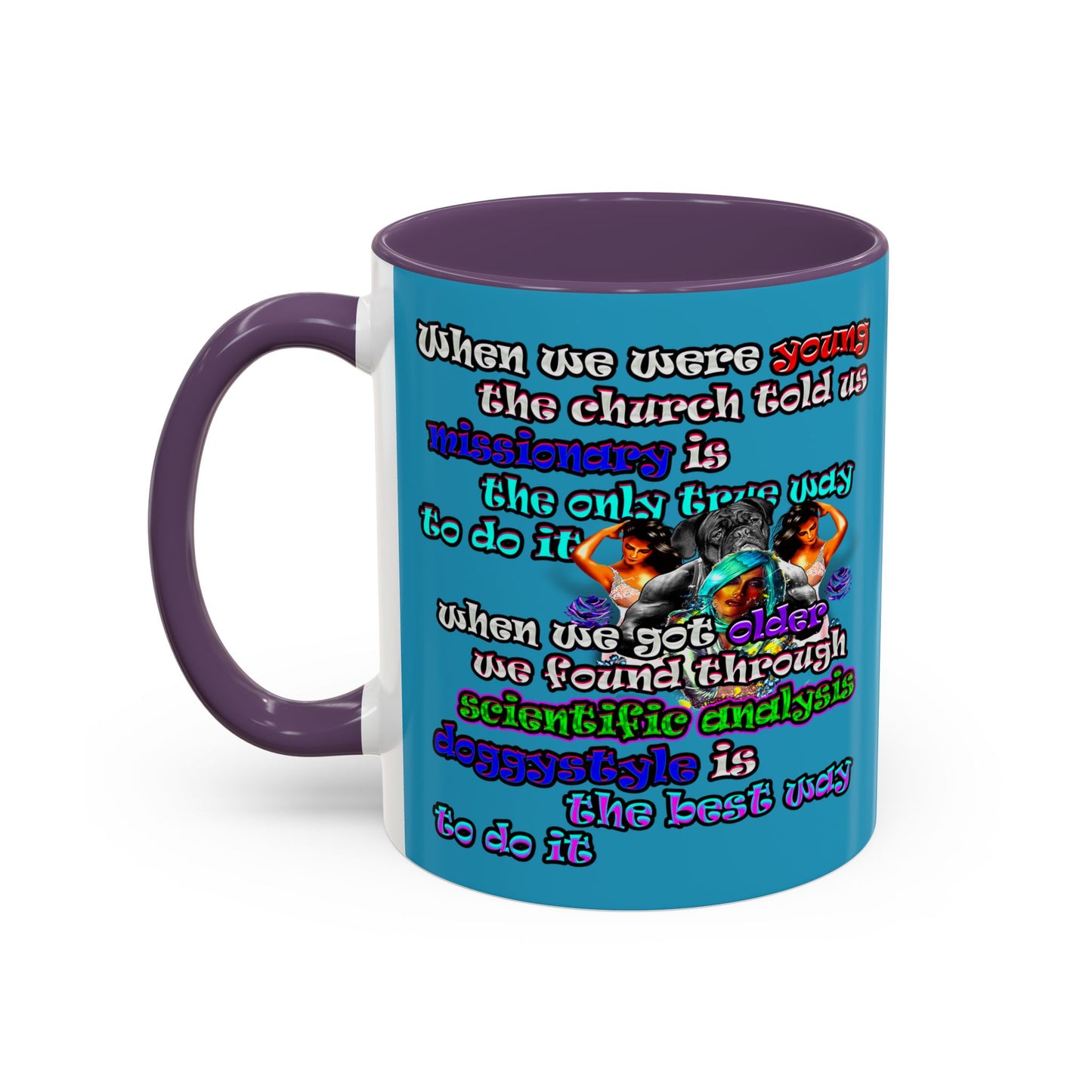 doggystyle - Accent Mug (turquoise)