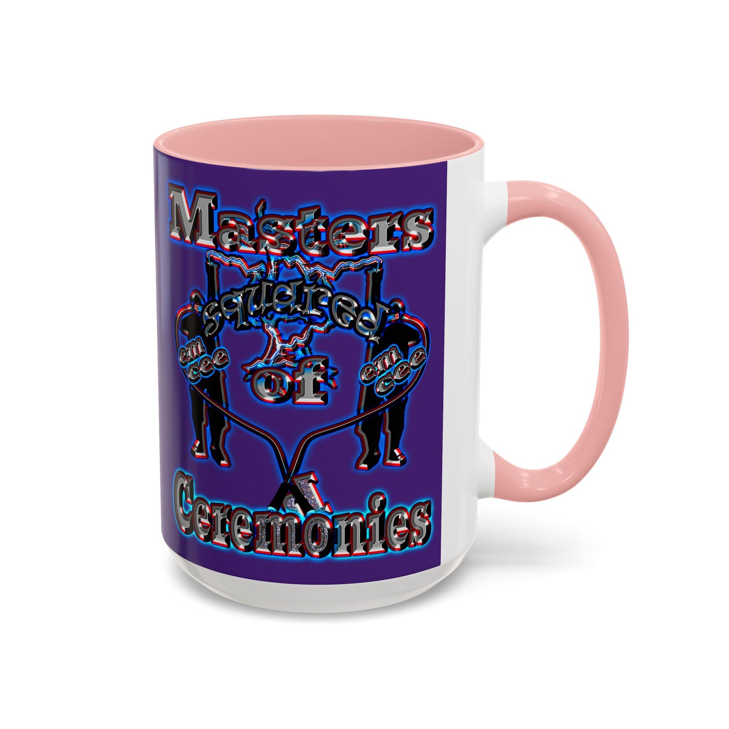 em cee squared - Accent Mug (purple)