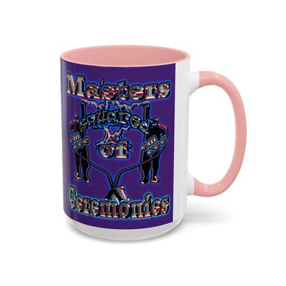 em cee squared - Accent Mug (purple)
