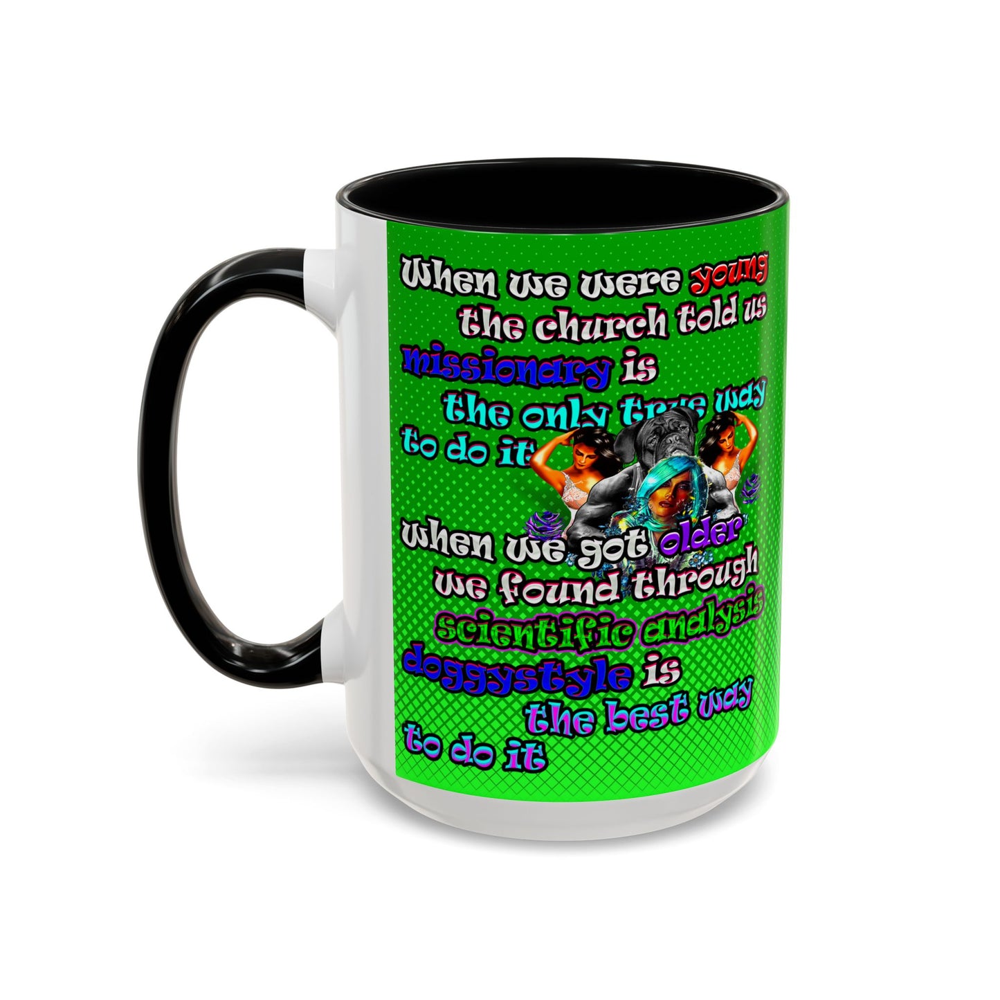 doggystyle - Accent Mug (logo green)