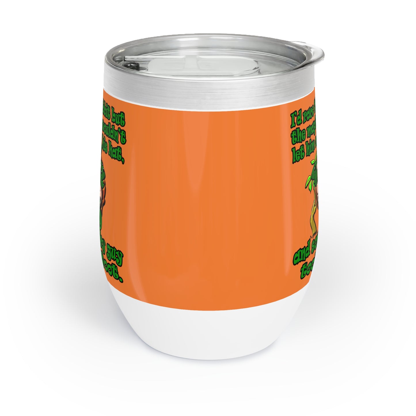 turtle race - Chill Wine Tumbler (crusta)