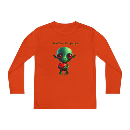 I don't care that your grey - Youth Long Sleeve Competitor Tee