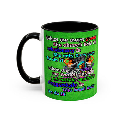 doggystyle - Accent Mug (green turf)