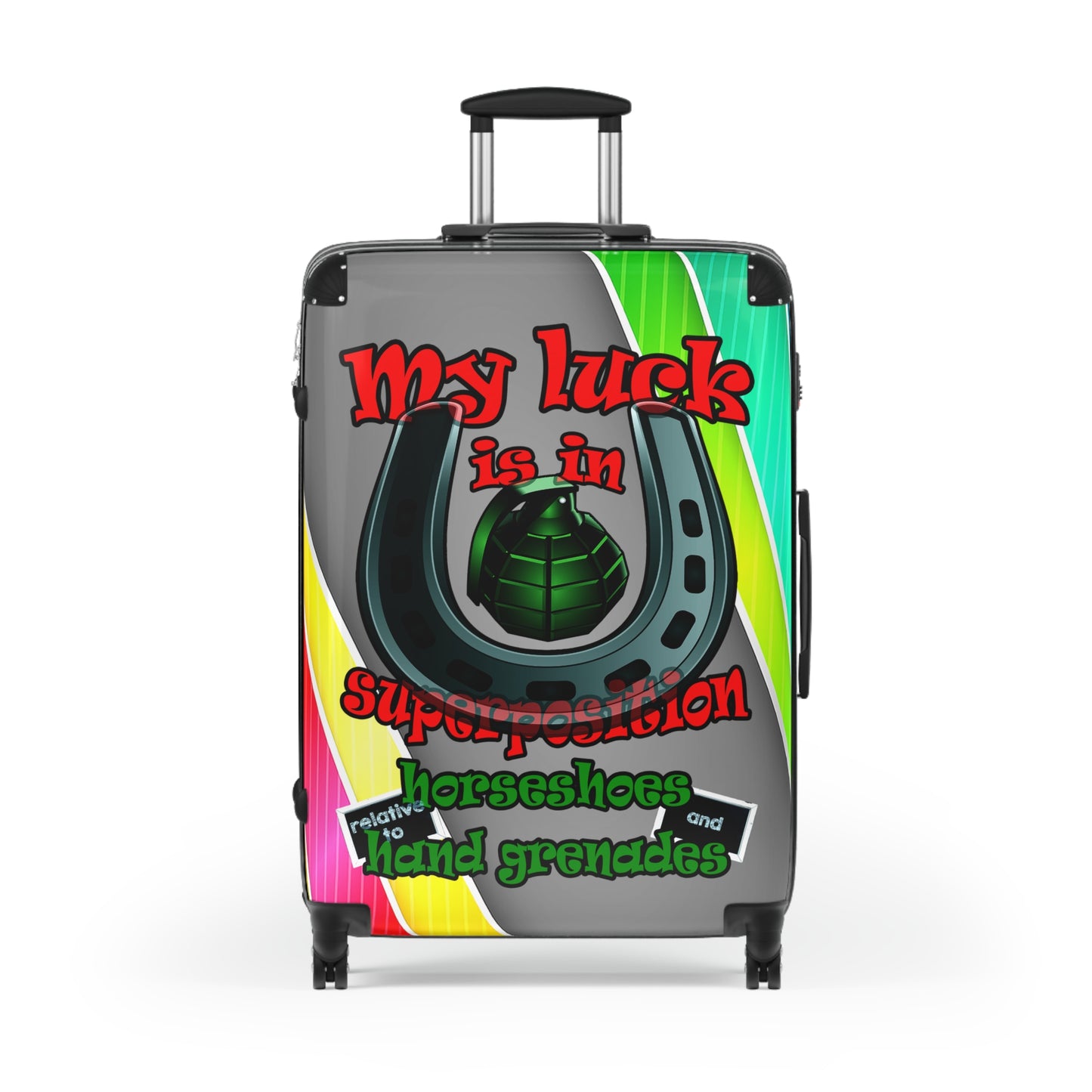 my luck - Suitcase (rainbow split)
