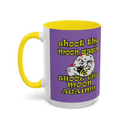 shoot the moon again - Accent Mug (light purple)