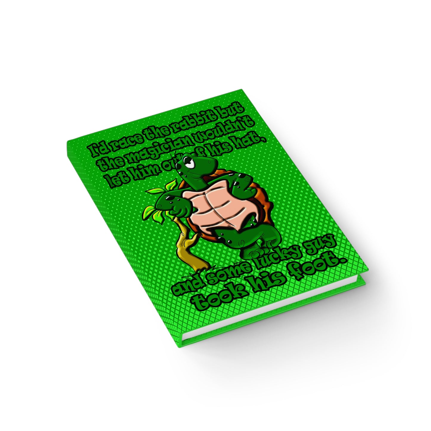 turtle race - journal-lined (logo green)