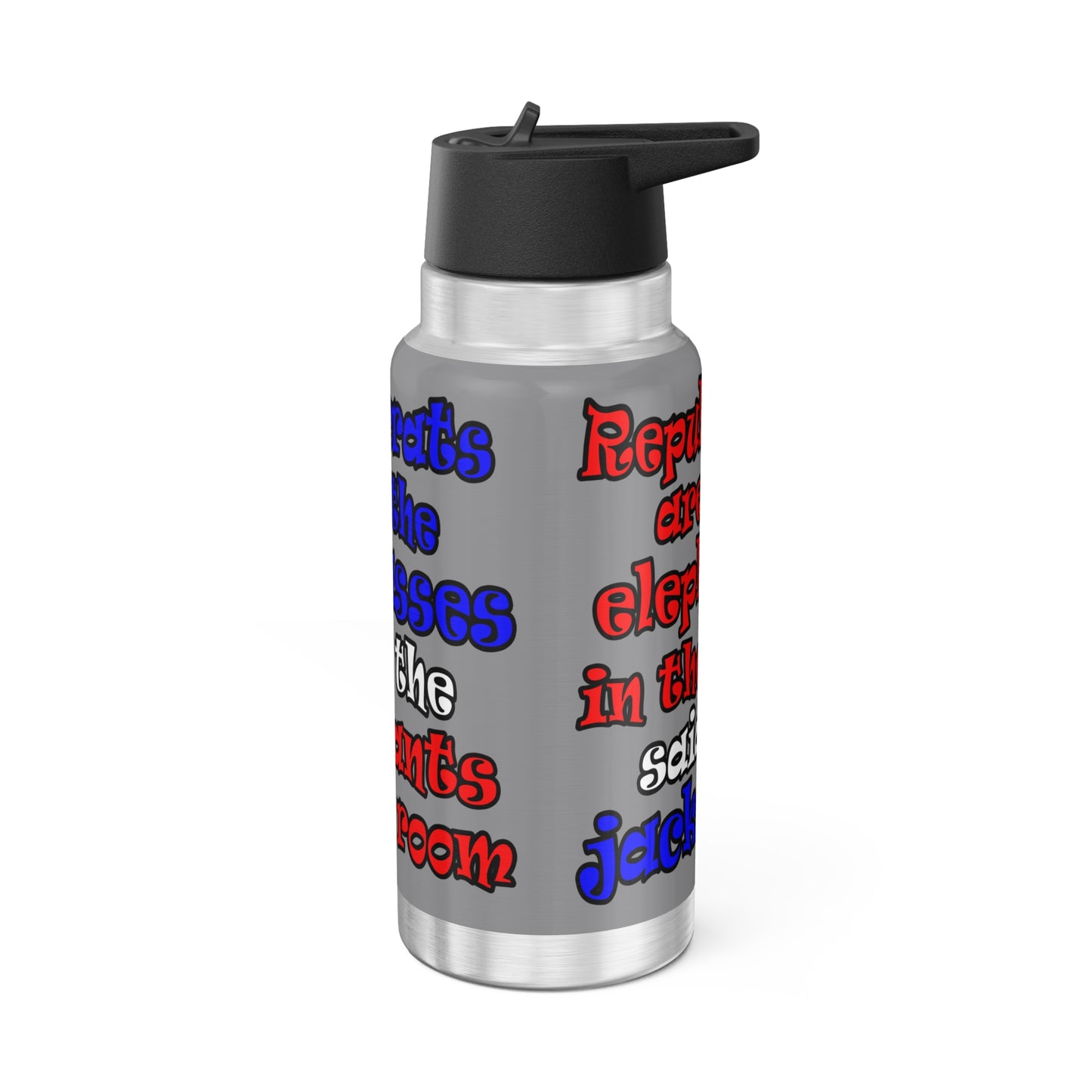 donkeys and elephants - Gator Tumbler, 32oz (grey)