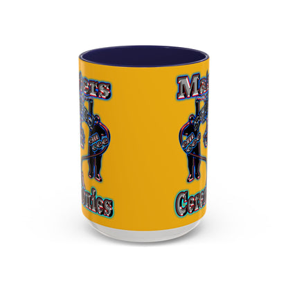 em cee squared - Accent Mug (yellow)