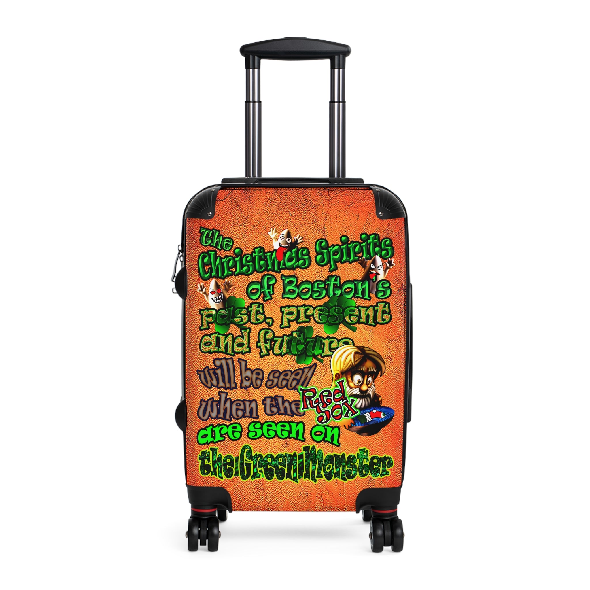 christmas spirits of boston - Suitcase (burnt orange)