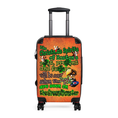 christmas spirits of boston - Suitcase (burnt orange)