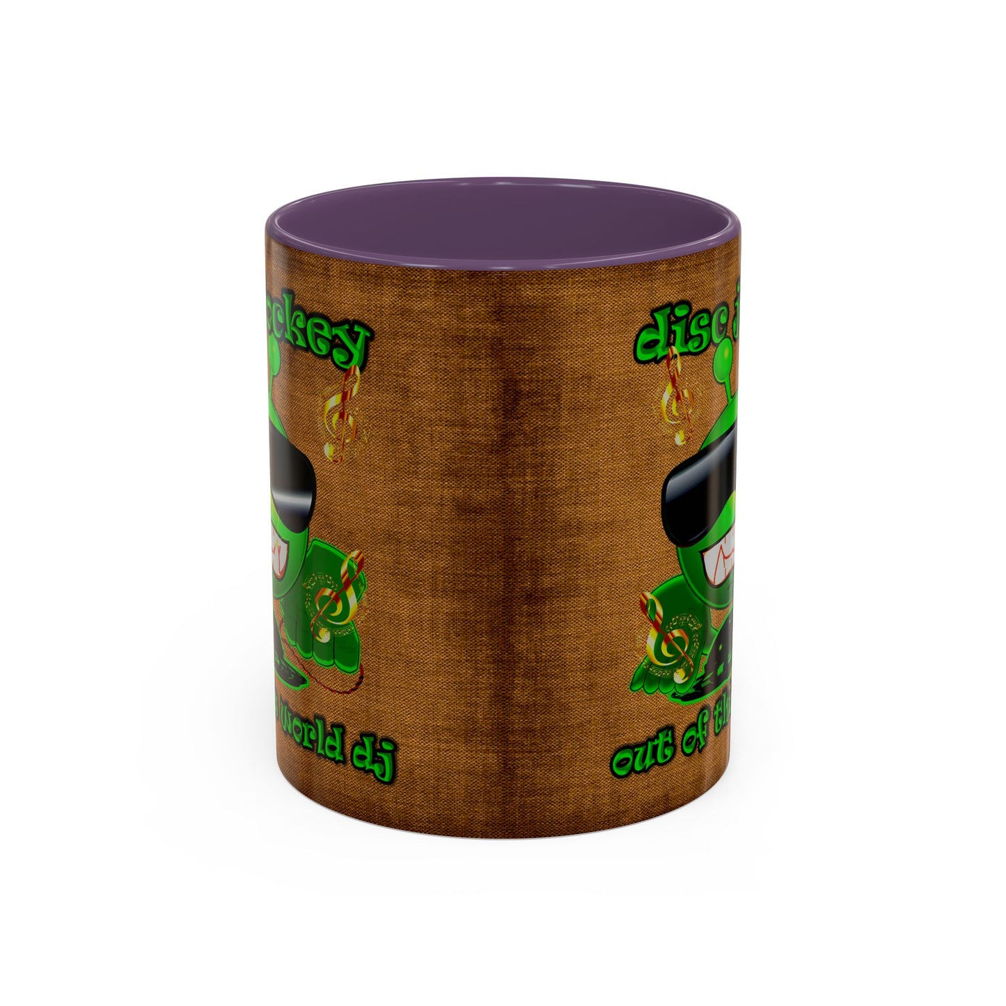 disc jockey - Accent Mug (brown papyrus)