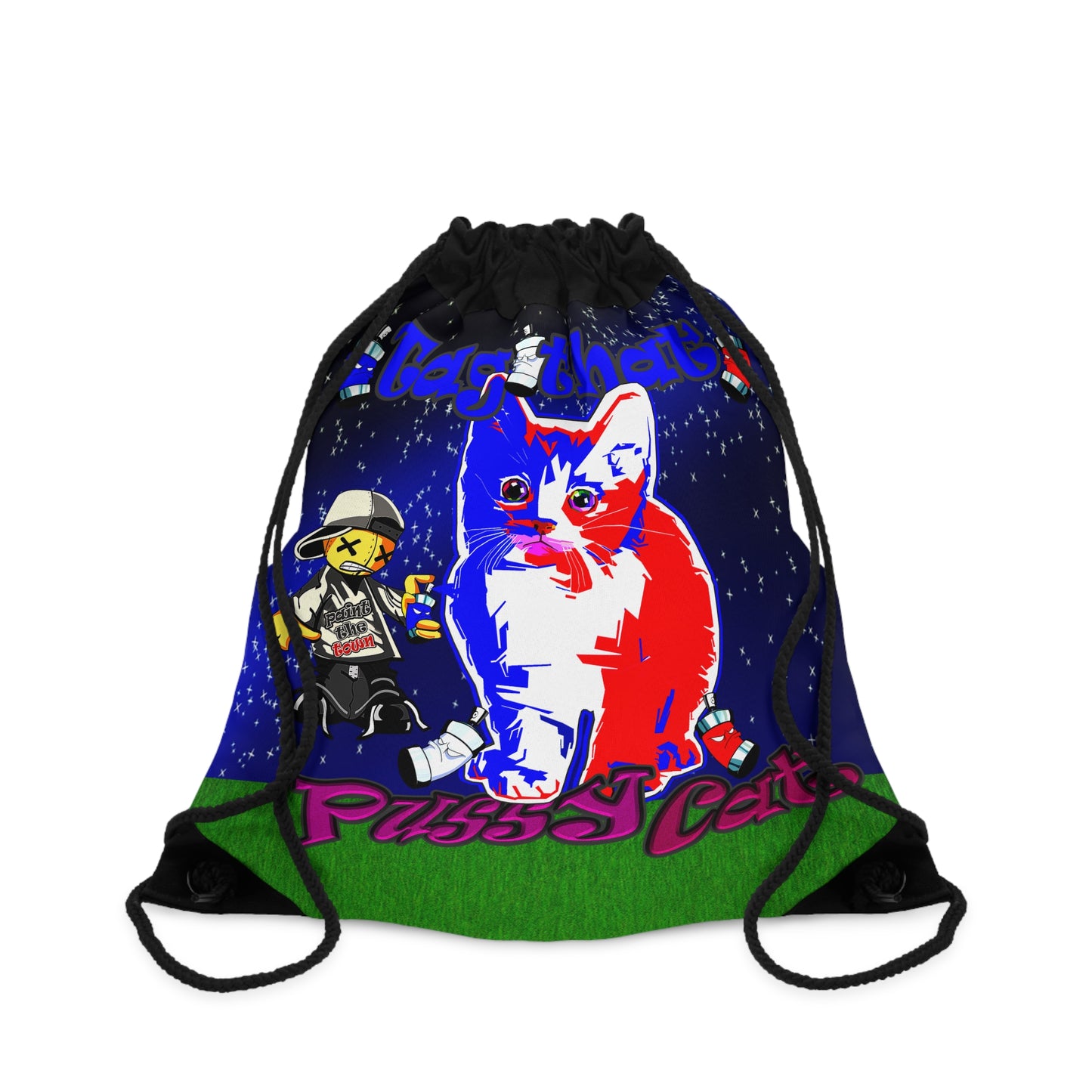 tag that - Drawstring Bag ('snoops' background)