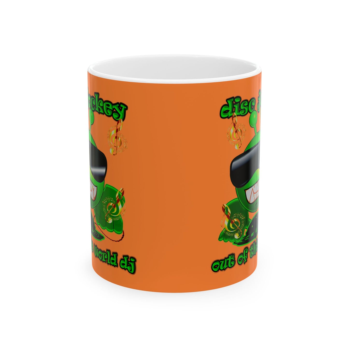 disc jockey - White Mug (crusta)