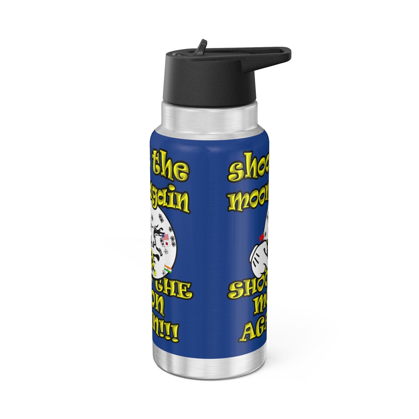 shoot the moon again - Gator Tumbler, 32oz (dark blue)