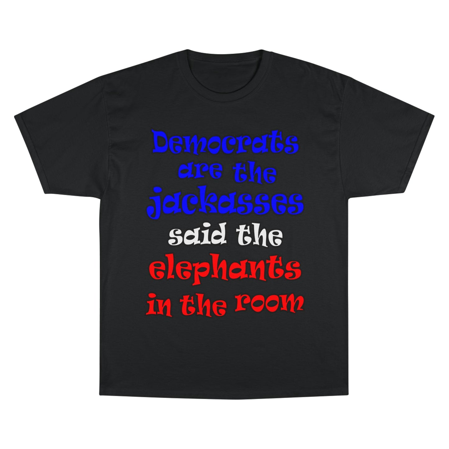 donkeys and elephants - Champion T-Shirt