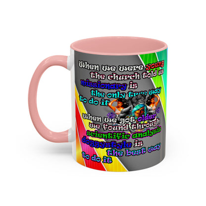 doggystyle - Accent Mug (rainbow split)