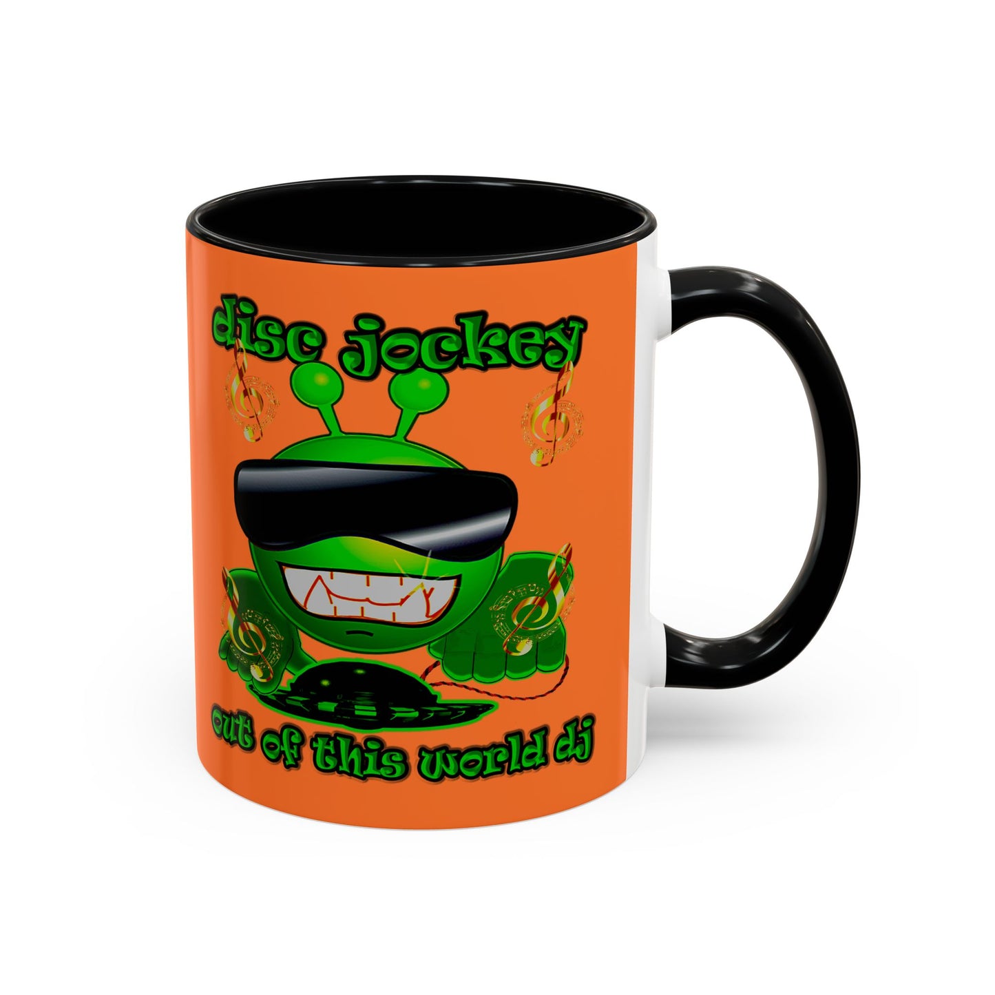 disc jockey - Accent Mug (crusta)