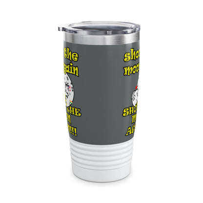 shoot the moon again - Ringneck Tumbler, 20oz (dark grey)