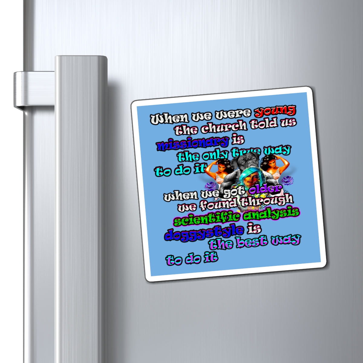doggystyle - Magnets - (light blue)