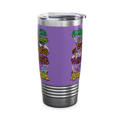 the bum's shit - Ringneck Tumbler, 20oz (light purple)