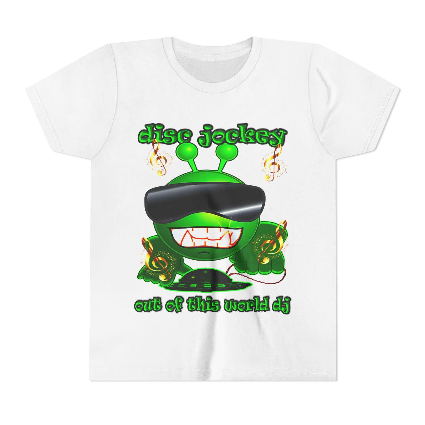 disc jockey - Youth Short Sleeve Tee