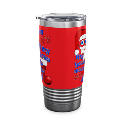 santa's shoes - Ringneck Tumbler, 20oz (red)
